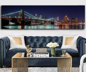 US-5 גשר ברוקלין בלילה – ניו יורק