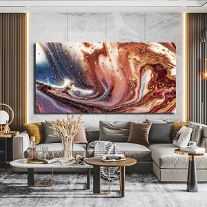 AB-26 תמונת אבסטרקט מודרנית אפקט שיש