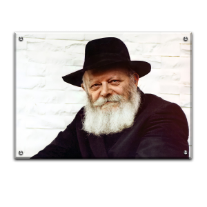 220 – תמונה של הרבי מליובאוויטש להדפסה על קנבס או זכוכית מחוסמת