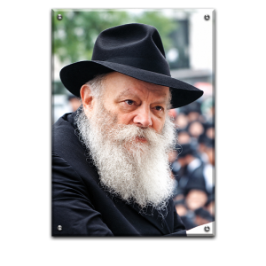 224 – תמונת פנים של הרבי מליובאוויטש להדפסה על זכוכית או קנבס