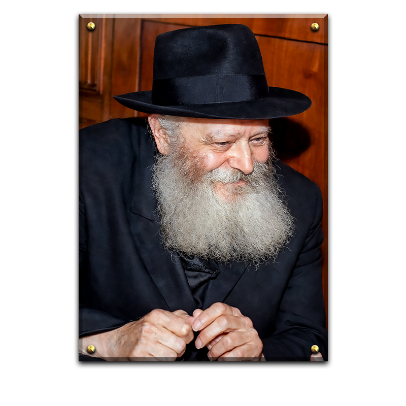 234 - תמונה של הרבי מחייך להדפסה על קנבס או זכוכית