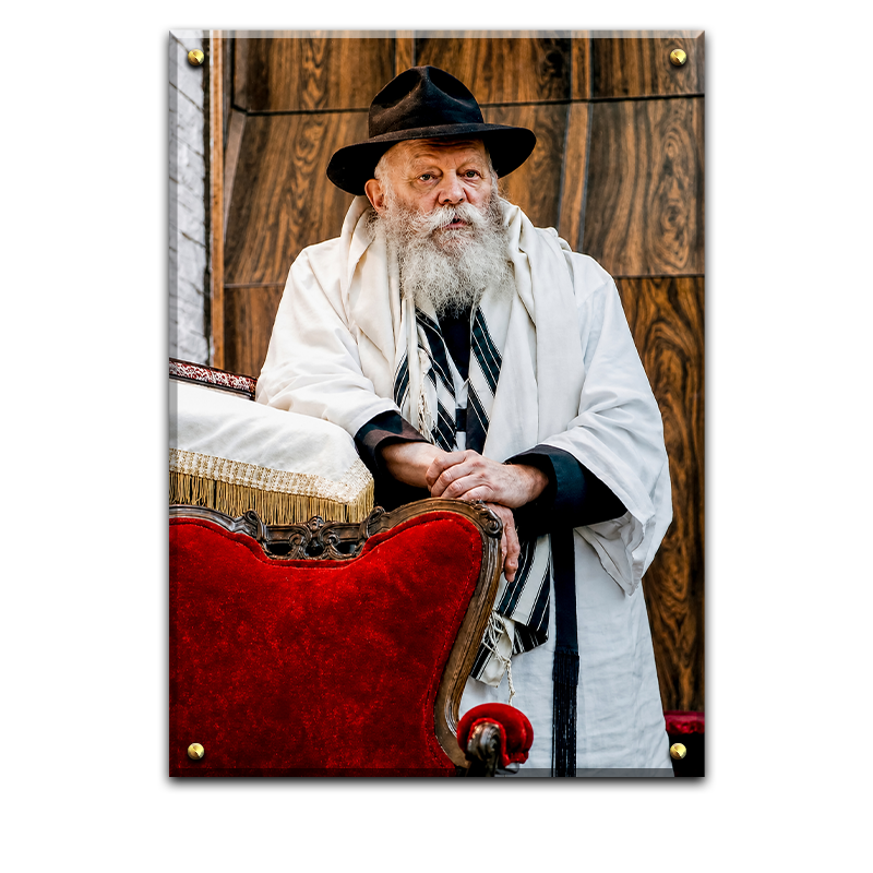 249 - תמונה מיוחדת של הרבי מליובאוויטש עם כסא אדום