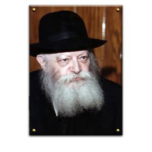 442 – תמונה של הרבי מליובאוויטש על קנבס או זכוכית מחוסמת