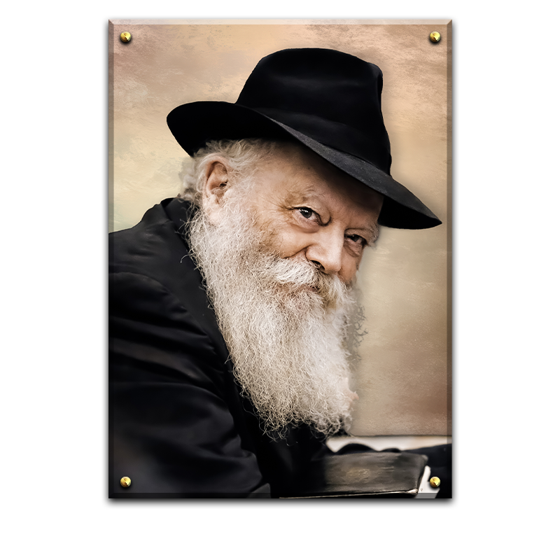 460 - תמונה מיוחדת של הרבי מליובאוויטש מחייך