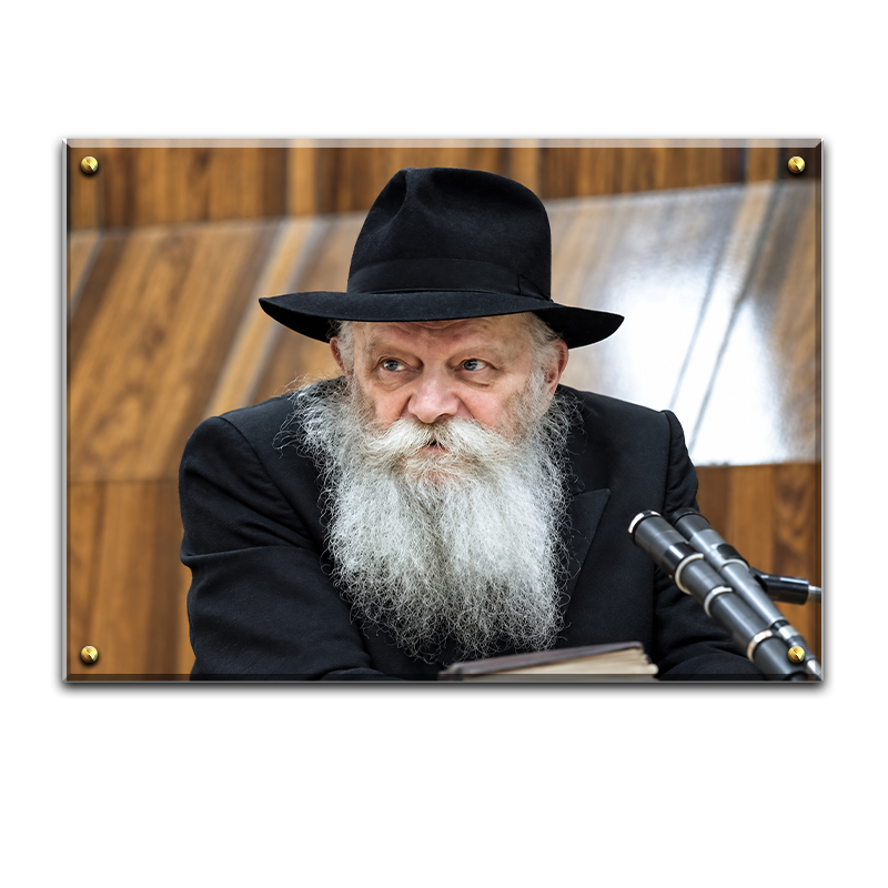 507 - תמונה של הרבי מליובאוויטש על קנבס או זכוכית