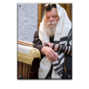 446 – תמונה של הרבי מליובאוויטש עטוף טלית