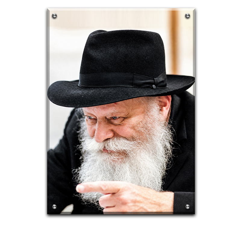 739 - תמונה של הרבי מליובאוויטש מחייך