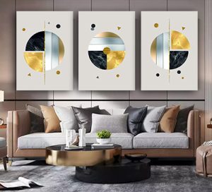 P-69 סט תמונות מודרניות 3 חלקים על קנבס או זכוכית