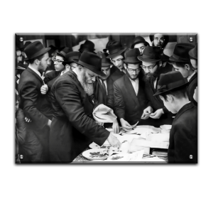 203 – תמונה של הרבי מליובאוויטש על קנבס או זכוכית מחוסמת