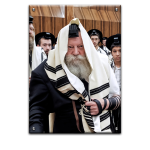 662 – תמונה של הרבי מליובאוויטש על קנבס או זכוכית מחוסמת