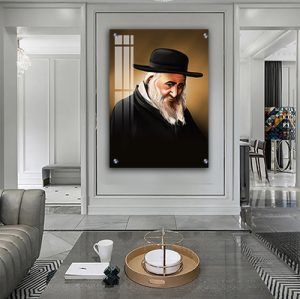 5902 -ציור של הרב ישעיה מקרסטיר להדפסה על קנבס או זכוכית מחוסמת