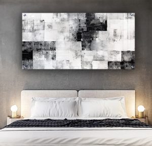 AB-89 תמונת אבסטרקט יוקרתית על זכוכית מחוסמת או קנבס