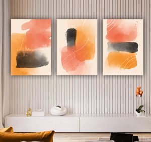P-94 סט תמונות אבסטרקט 3 חלקים על קנבס או זכוכית מחוסמת