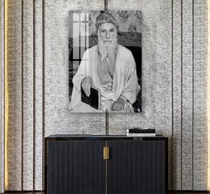 5748 – תמונה של הרב שמעון אגסי על קנבס או זכוכית מחוסמת