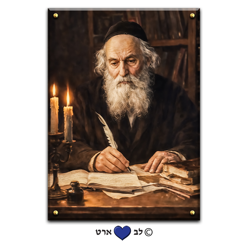5506- ציור מיוחד של החפץ חיים להדפסה על קנבס או זכוכית