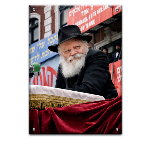 212 – הרבי מליובאוויטש נשען על סטנדר