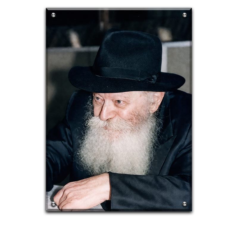 163 - תמונה מיוחדת של הרבי מחייך