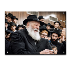 239 – תמונת מיוחדת של של הרבי מליובאוויטש להדפסה על קנבס או זכוכית