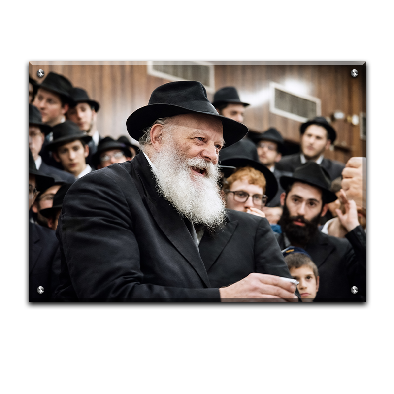 239 - תמונת מיוחדת של של הרבי מליובאוויטש להדפסה על קנבס או זכוכית