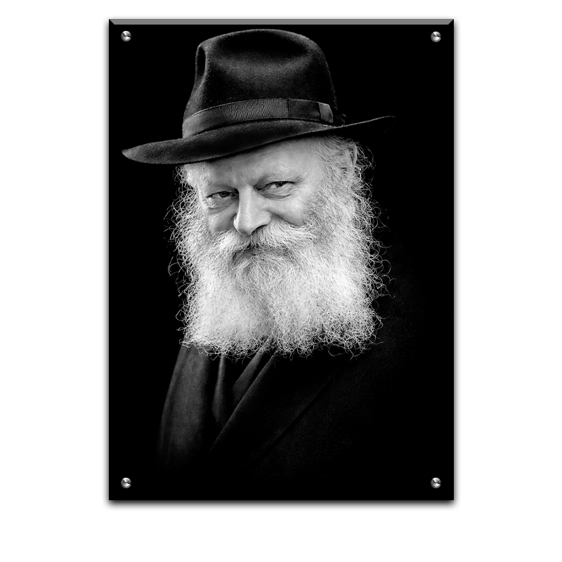 246 - תמונת מיוחדת של של הרבי מליובאוויטש להדפסה על קנבס או זכוכית