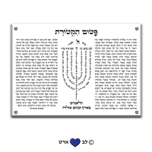 6488 – ברכת פטום הקטורת מעוצב על רקע שקוף או לבחירה
