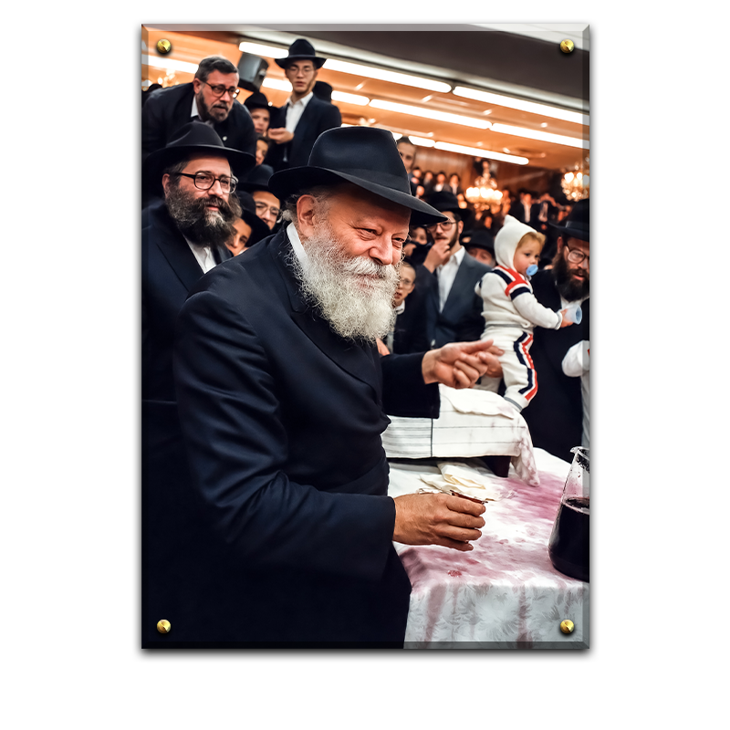 275 - תמונת מיוחדת של הרבי מליובאוויטש להדפסה על זכוכית או קנבס