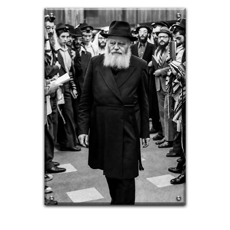 368- תמונה של הרבי מליובאוויטש להדפסה על קנבס או זכוכית
