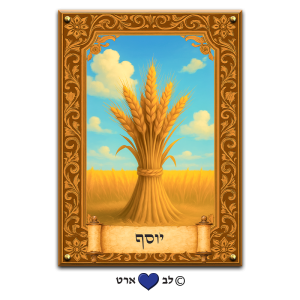 6206 – תמונה מעוצבת של שבט יוסף על קנבס או זכוכית מחוסמת