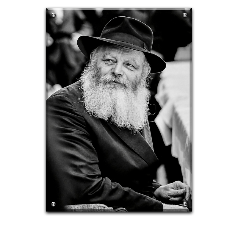 168 - תמונת מיוחדת של הרבי מליובאוויטש להדפסה על זכוכית או על קנבס